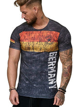 Load image into Gallery viewer, Summer Latest 3D Print Men's Spanish Casual Short Sleeve Slim T-Shirt Summer Tops Round Neck T-Shirt Soccer Spain Flag Fashion
